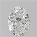 Natural Diamond 1.21 Carats, Oval with  Cut, G Color, SI1 Clarity and Certified by GIA