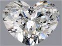 Natural Diamond 1.01 Carats, Heart with  Cut, F Color, SI2 Clarity and Certified by HRD