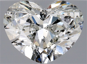 Picture of Natural Diamond 1.01 Carats, Heart with  Cut, F Color, SI2 Clarity and Certified by HRD