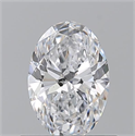 Diamante Natural 0.70 quilates, Ovalado , Color D, claridad SI1 y certificado GIA