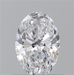Foto Diamante Natural 0.70 quilates, Ovalado , Color D, claridad SI1 y certificado GIA de