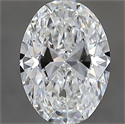 Natural Diamond 1.20 Carats, Oval with  Cut, G Color, VS1 Clarity and Certified by GIA