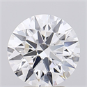 Lab Grown Diamond 3.25 Carats, Round with Ideal Cut, D Color, IF Clarity and Certified by IGI