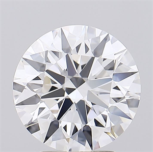 Picture of Lab Grown Diamond 3.25 Carats, Round with Ideal Cut, D Color, IF Clarity and Certified by IGI