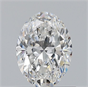 Diamante Natural 0.70 quilates, Ovalado , Color E, claridad VVS2 y certificado GIA