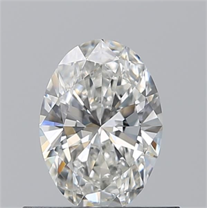 Picture of Natural Diamond 0.53 Carats, Oval with  Cut, H Color, VVS1 Clarity and Certified by GIA