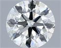 Diamante Natural 0.50 quilates, Redondo , Color H, claridad VVS1 y certificado IGI