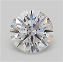 Lab Grown Diamond 1.03 Carats, Round with Ideal Cut, D Color, VVS1 Clarity and Certified by IGI