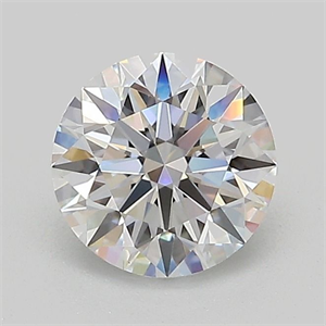 Picture of Lab Grown Diamond 1.03 Carats, Round with Ideal Cut, D Color, VVS1 Clarity and Certified by IGI