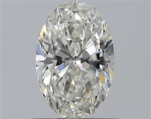 Picture of Natural Diamond 0.72 Carats, Oval with  Cut, I Color, VVS1 Clarity and Certified by GIA
