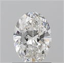 Natural Diamond 1.03 Carats, Oval with  Cut, G Color, VS2 Clarity and Certified by GIA