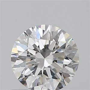 Picture of Natural Diamond 0.50 Carats, Round with Excellent Cut, H Color, VVS2 Clarity and Certified by GIA
