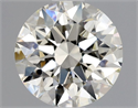 Diamante Natural 1.01 quilates, Redondo , Color K, claridad VVS2 y certificado GIA