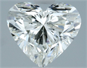 Natural Diamond 1.52 Carats, Heart with  Cut, H Color, VS1 Clarity and Certified by IGI