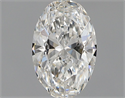 Natural Diamond 0.50 Carats, Oval with  Cut, E Color, VS2 Clarity and Certified by GIA