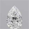 Natural Diamond 0.70 Carats, Pear with  Cut, D Color, VS1 Clarity and Certified by GIA