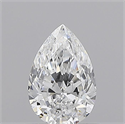Natural Diamond 0.70 Carats, Pear with  Cut, D Color, VS1 Clarity and Certified by GIA