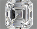 Diamante Natural 3.02 quilates, Asscher , Color F, claridad SI2 y certificado GIA