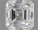 Natural Diamond 3.02 Carats, Asscher with  Cut, F Color, SI2 Clarity and Certified by GIA