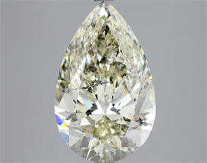 Picture of Natural Diamond 5.02 Carats, Pear with  Cut, K Color, SI2 Clarity and Certified by HRD