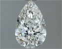 Natural Diamond 1.00 Carats, Pear with  Cut, G Color, VS1 Clarity and Certified by IGI