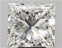 Natural Diamond 5.02 Carats, Princess with  Cut, J Color, VS2 Clarity and Certified by GIA