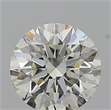 Diamante Natural 0.41 quilates, Redondo , Color J, claridad IF y certificado GIA
