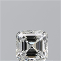 Diamante Natural 0.50 quilates, Asscher , Color I, claridad VVS1 y certificado GIA