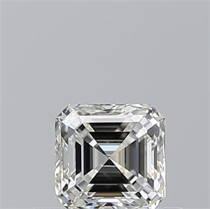 Foto Diamante Natural 0.50 quilates, Asscher , Color I, claridad VVS1 y certificado GIA de