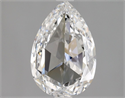 Natural Diamond 0.84 Carats, Pear with  Cut, D Color, VVS1 Clarity and Certified by GIA