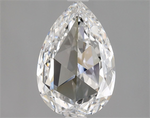 Picture of Natural Diamond 0.84 Carats, Pear with  Cut, D Color, VVS1 Clarity and Certified by GIA
