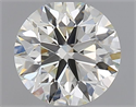 Diamante Natural 0.60 quilates, Redondo , Color J, claridad SI1 y certificado GIA