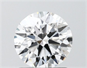 Lab Grown Diamond 1.27 Carats, Round with Ideal Cut, D Color, VS1 Clarity and Certified by IGI