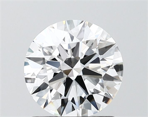 Picture of Lab Grown Diamond 1.27 Carats, Round with Ideal Cut, D Color, VS1 Clarity and Certified by IGI