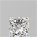 Diamante Natural 1.01 quilates, Princesa , Color H, claridad IF y certificado GIA