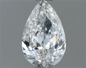 Picture of Natural Diamond 0.60 Carats, Pear with  Cut, F Color, VVS2 Clarity and Certified by GIA