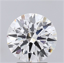 Del inventario de diamantes de laboratorio, 2.42 quilates, Redondo , Color E, claridad VS2 y certificado IGI