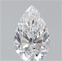 Diamante Natural 0.70 quilates, De pera , Color D, claridad VS1 y certificado GIA