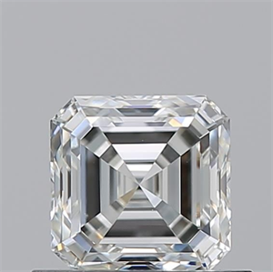Picture of Natural Diamond 0.70 Carats, Asscher with  Cut, I Color, VS2 Clarity and Certified by GIA