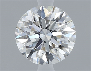 Picture of Natural Diamond 0.46 Carats, Round with Excellent Cut, E Color, VVS2 Clarity and Certified by GIA