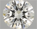 Diamante Natural 0.53 quilates, Redondo , Color J, claridad VVS1 y certificado GIA