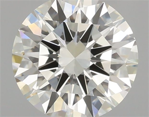 Foto Diamante Natural 0.53 quilates, Redondo , Color J, claridad VVS1 y certificado GIA de