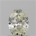 Natural Diamond 0.70 Carats, Oval with  Cut, L Color, VVS2 Clarity and Certified by GIA