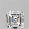 Natural Diamond 2.01 Carats, Asscher with  Cut, F Color, VVS1 Clarity and Certified by GIA