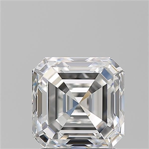 Picture of Natural Diamond 2.01 Carats, Asscher with  Cut, F Color, VVS1 Clarity and Certified by GIA