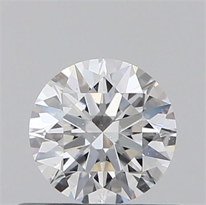 Foto Diamante Natural 0.42 quilates, Redondo , Color D, claridad SI2 y certificado GIA de