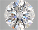 Lab Grown Diamond 4.03 Carats, Round with Ideal Cut, D Color, VS1 Clarity and Certified by IGI
