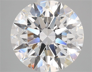 Picture of Lab Grown Diamond 4.03 Carats, Round with Ideal Cut, D Color, VS1 Clarity and Certified by IGI