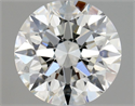 Natural Diamond 0.73 Carats, Round with Excellent Cut, G Color, SI1 Clarity and Certified by GIA