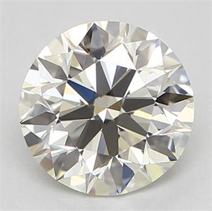 Foto Diamante Natural 0.70 quilates, Redondo , Color L, claridad VVS2 y certificado GIA de